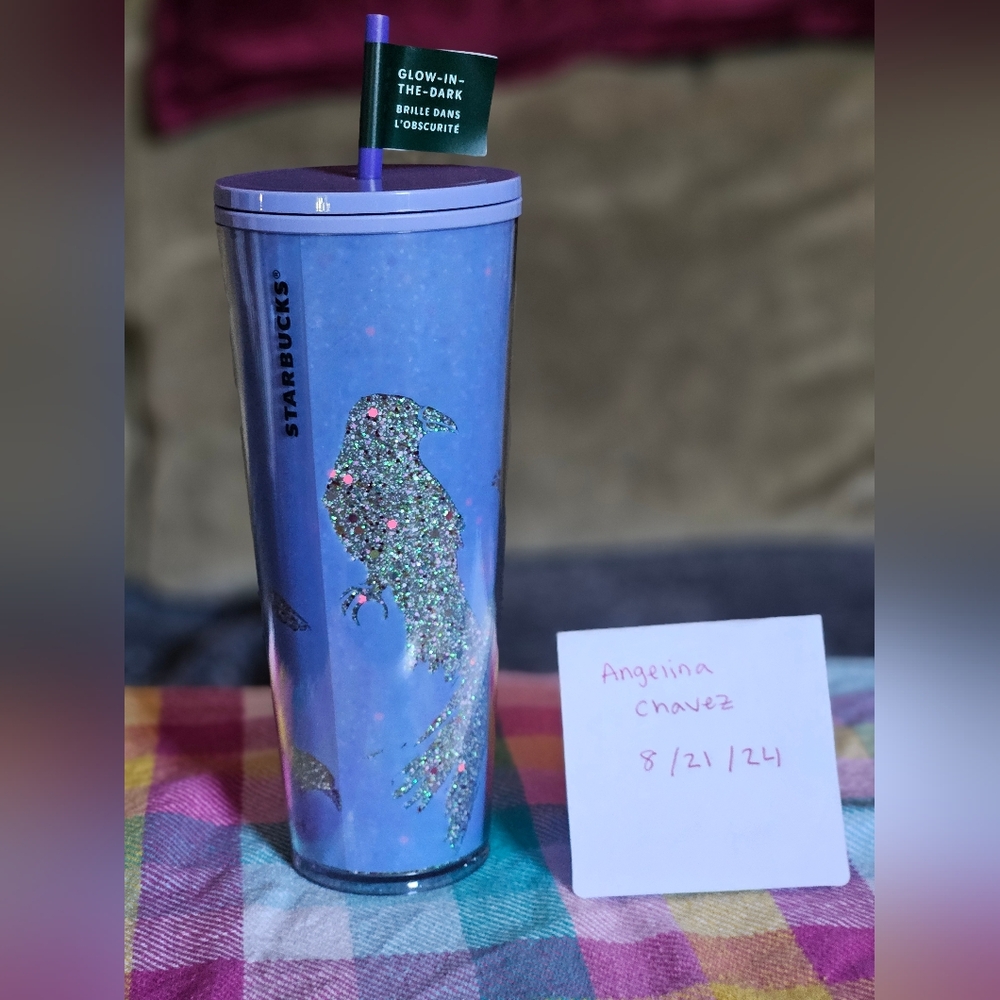 Starbucks Raven Glow in the dark tumbler